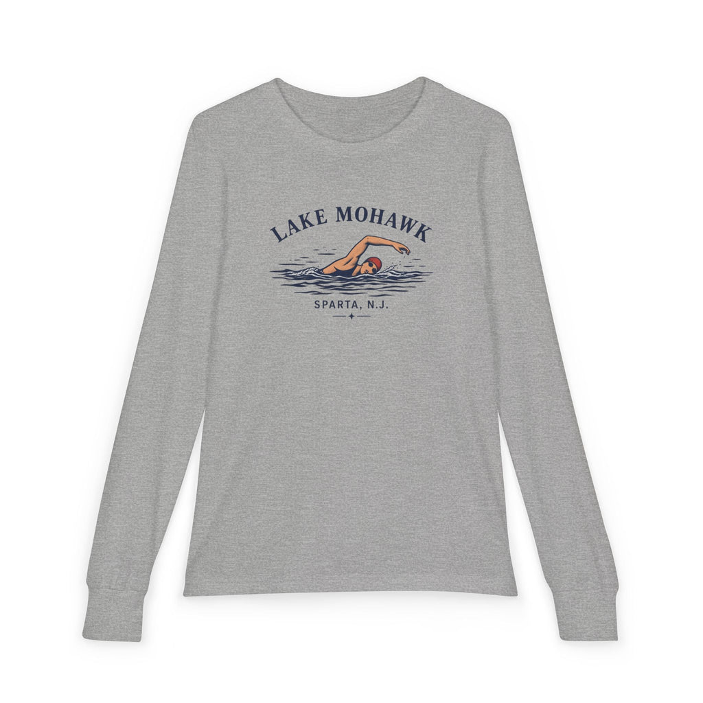 Lake Mohawk Swim Youth Long Sleeve - Shop Lake Mohawk - Athletic Heather / S