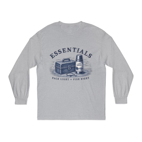 Fishing Essentials Long Sleeve - Shop Lake Mohawk - Athletic Heather / S