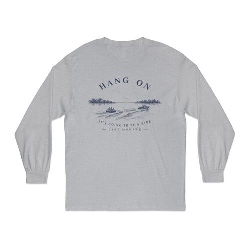 Hang On Lakeside Long Sleeve - Shop Lake Mohawk - Athletic Heather / S