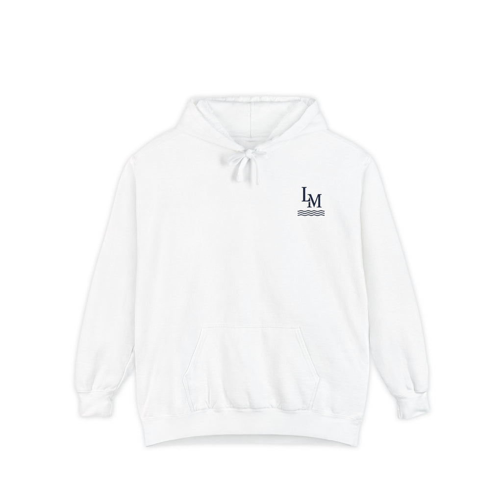 Lake Mohawk LM Monogram Hoodie - Shop Lake Mohawk - White / S