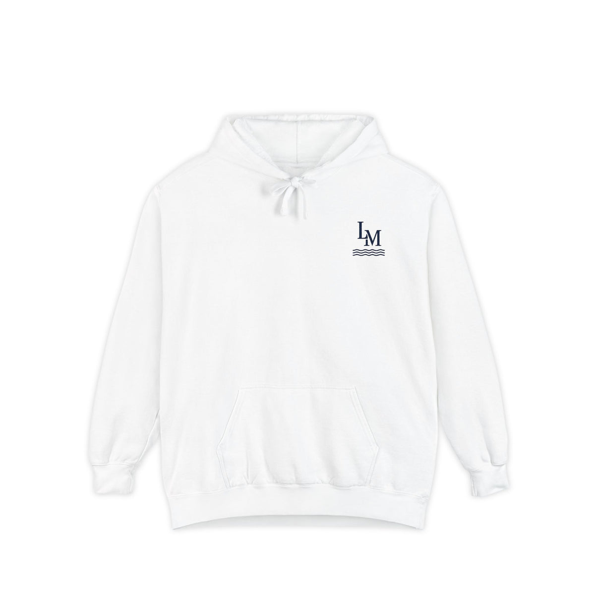 Lake Mohawk LM Monogram Hoodie - Shop Lake Mohawk - White / S