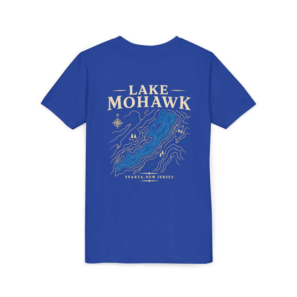 Lake Mohawk Lake Map Youth T-Shirt - Shop Lake Mohawk