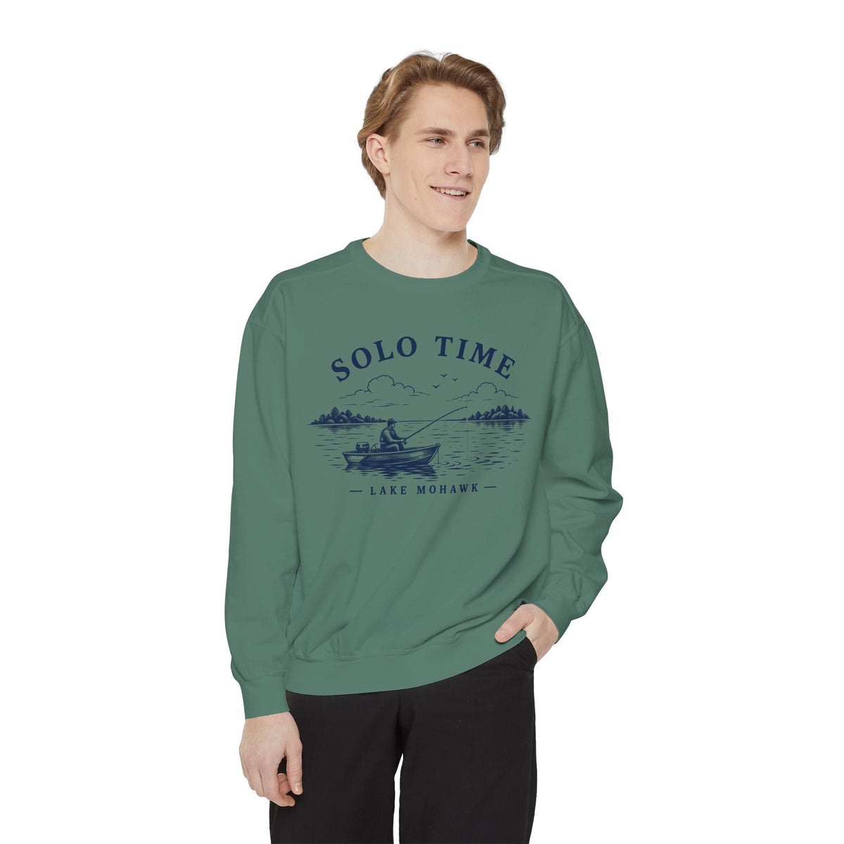 Solo Time Lake Crewneck - Shop Lake Mohawk