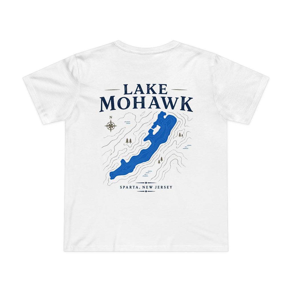 Lake Mohawk Map Women's Tee
