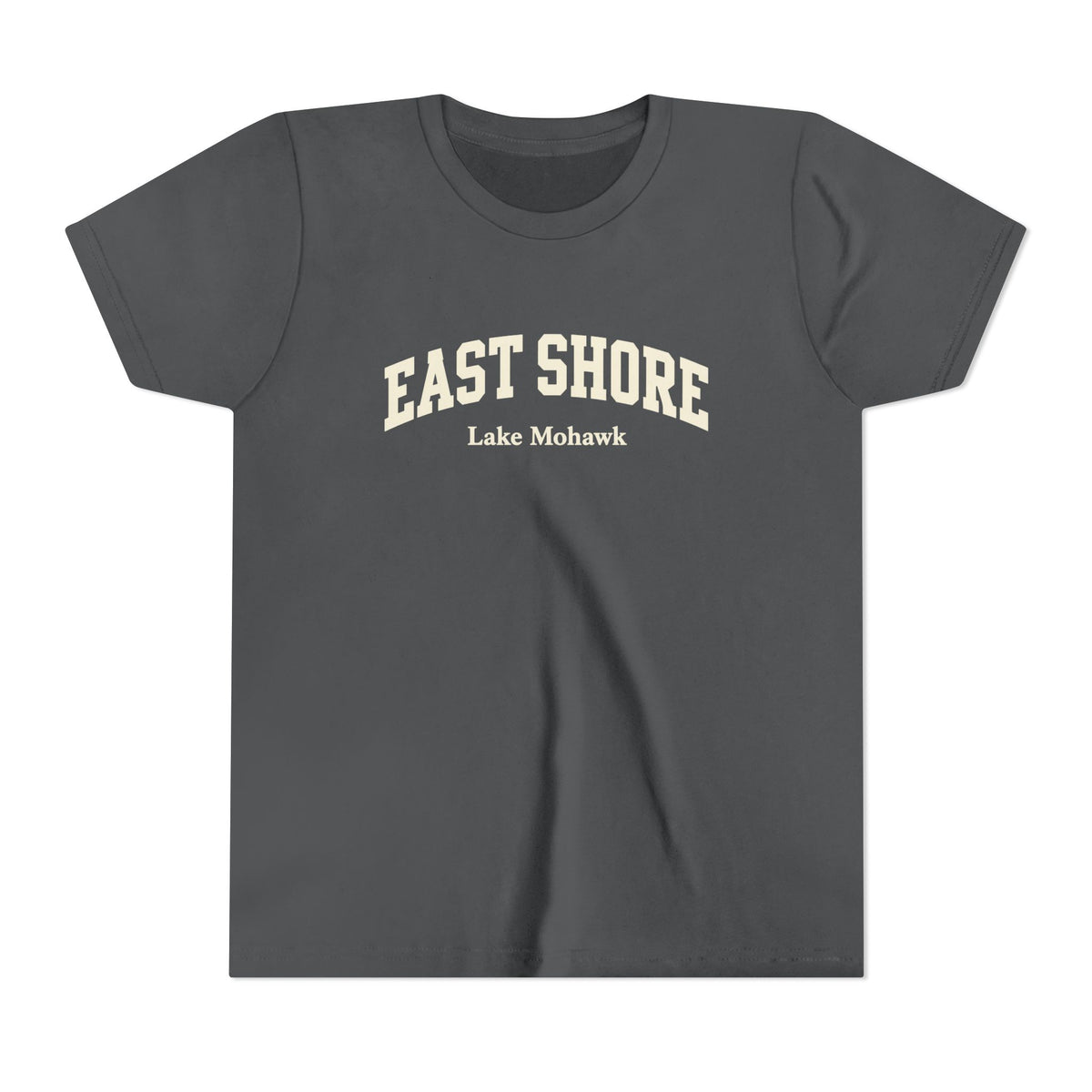 East Shore Lake Mohawk Youth T-Shirt - Shop Lake Mohawk - S / Asphalt