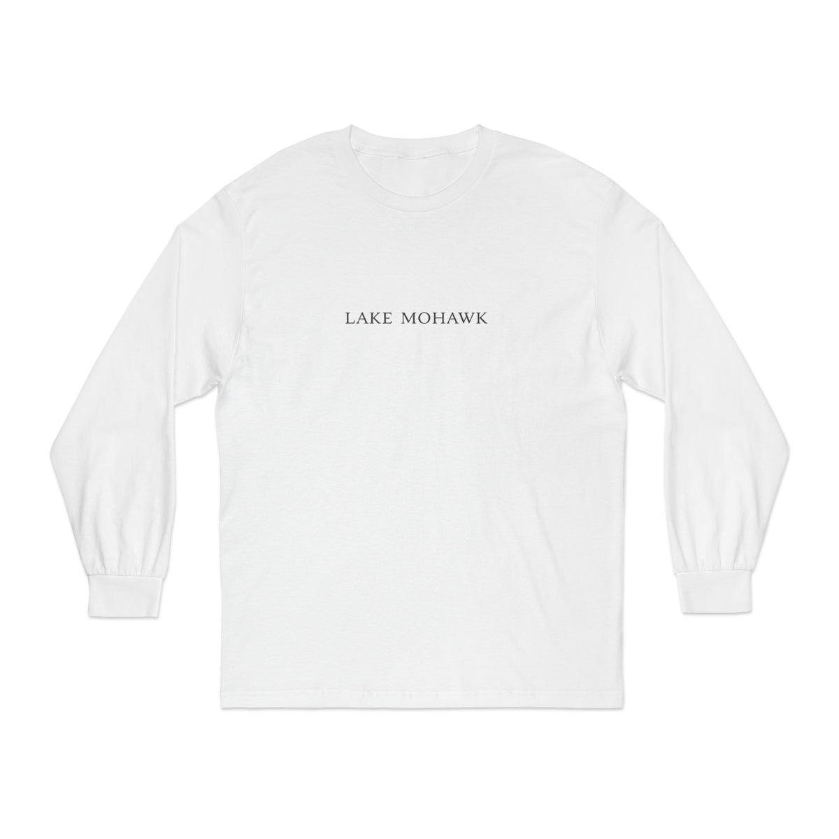 Lake Mohawk Minimalist Long Sleeve Tee - Shop Lake Mohawk - White / S