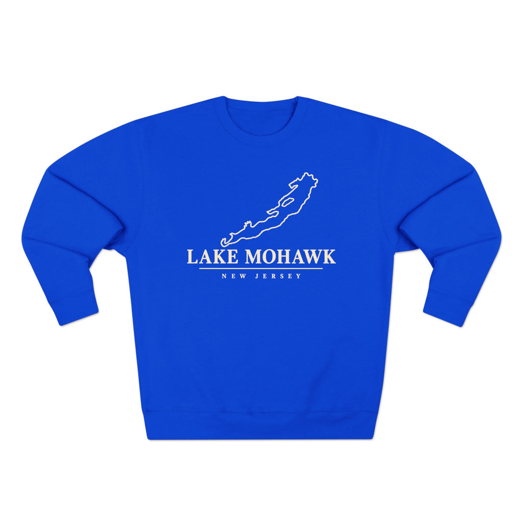 Lake Mohawk Lake Map Crewneck