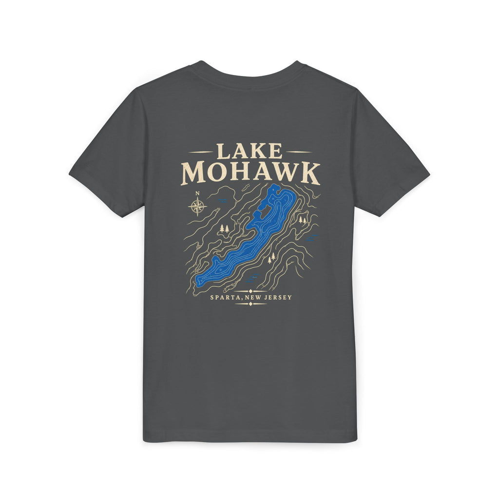 Lake Mohawk Lake Map Youth T-Shirt - Shop Lake Mohawk