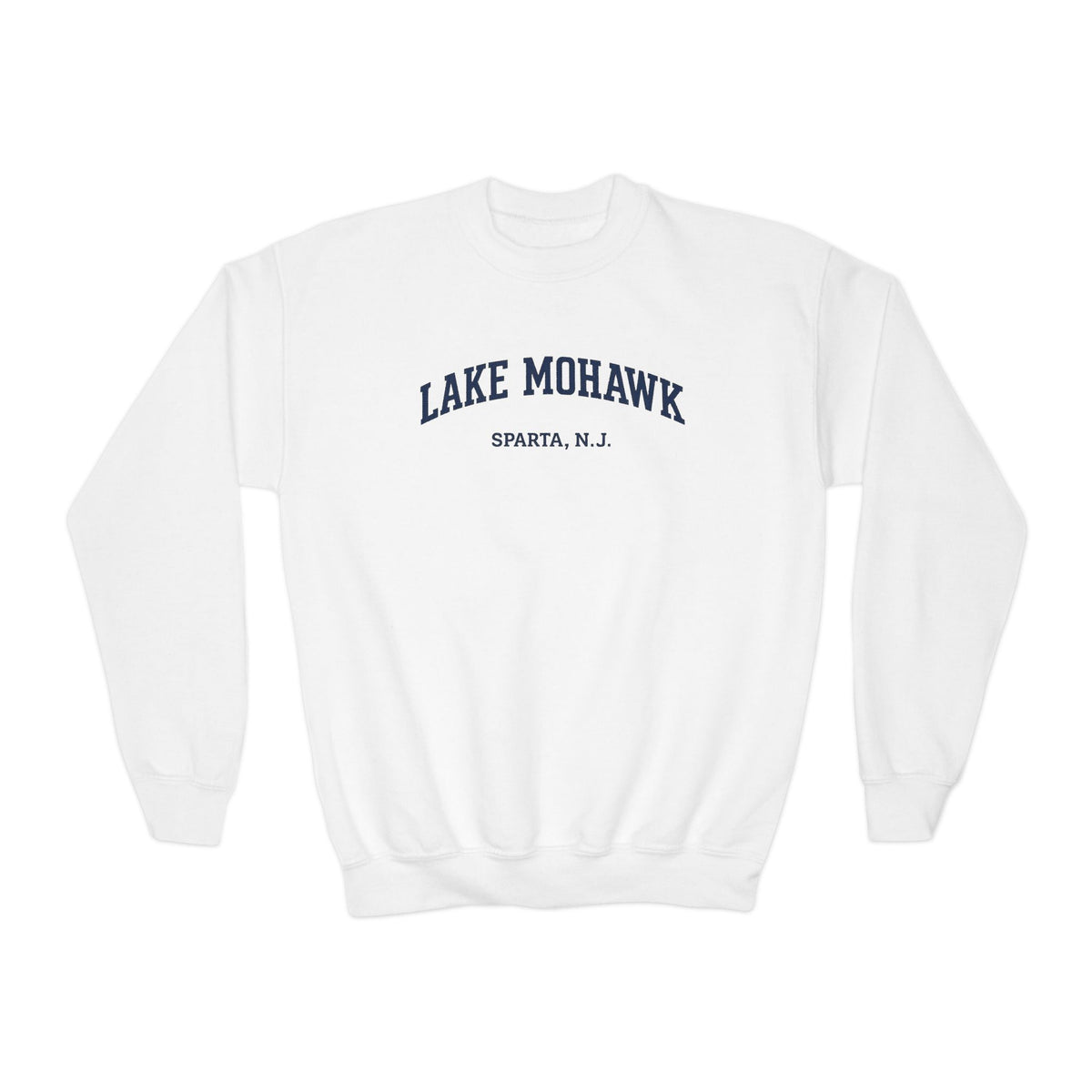 Lake Mohawk Sparta Youth Crewneck - Shop Lake Mohawk - White / XS