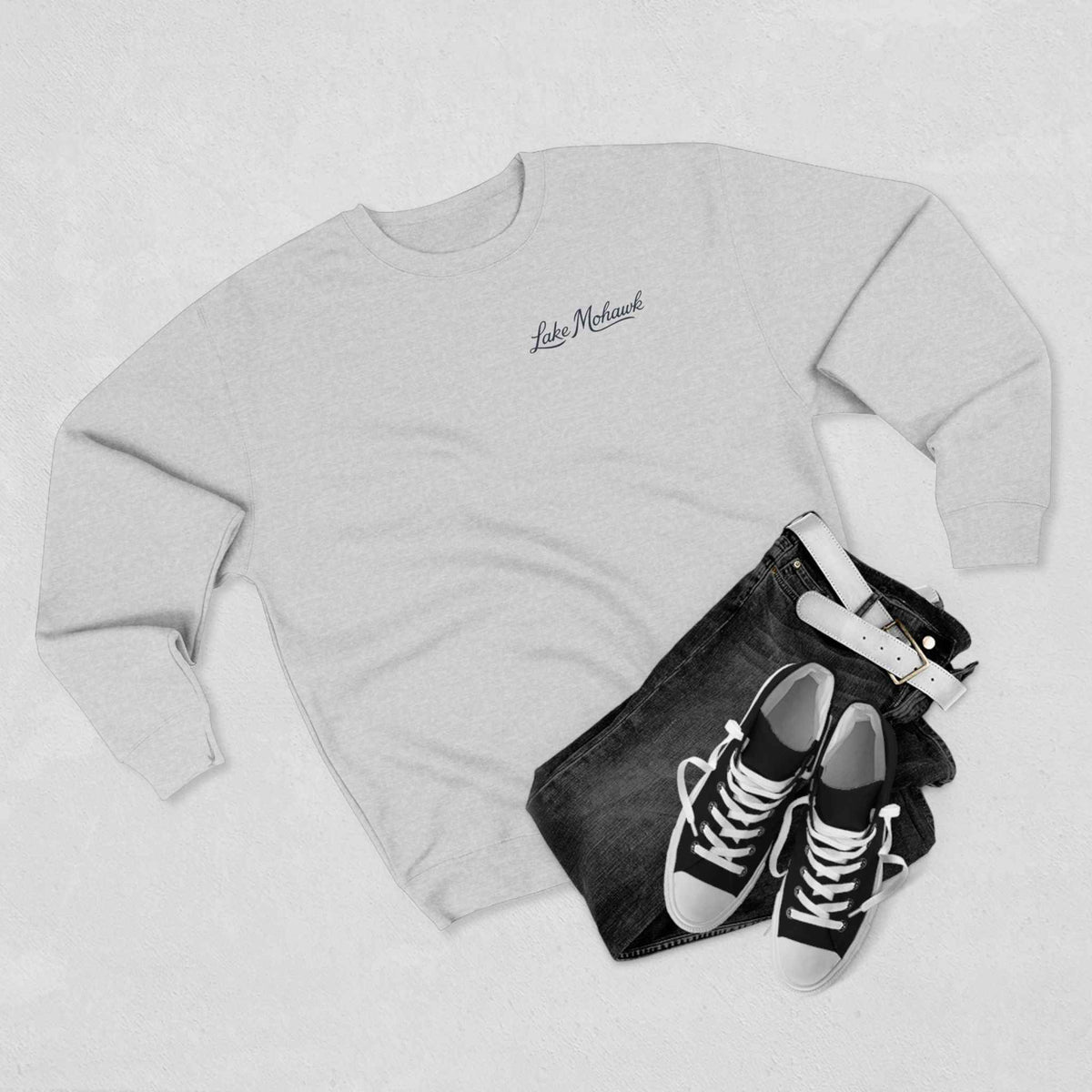 Minimal Script Crewneck