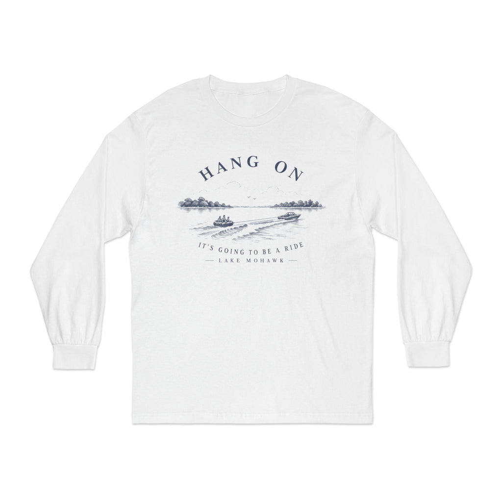 Hang On Lakeside Long Sleeve - Shop Lake Mohawk - White / S