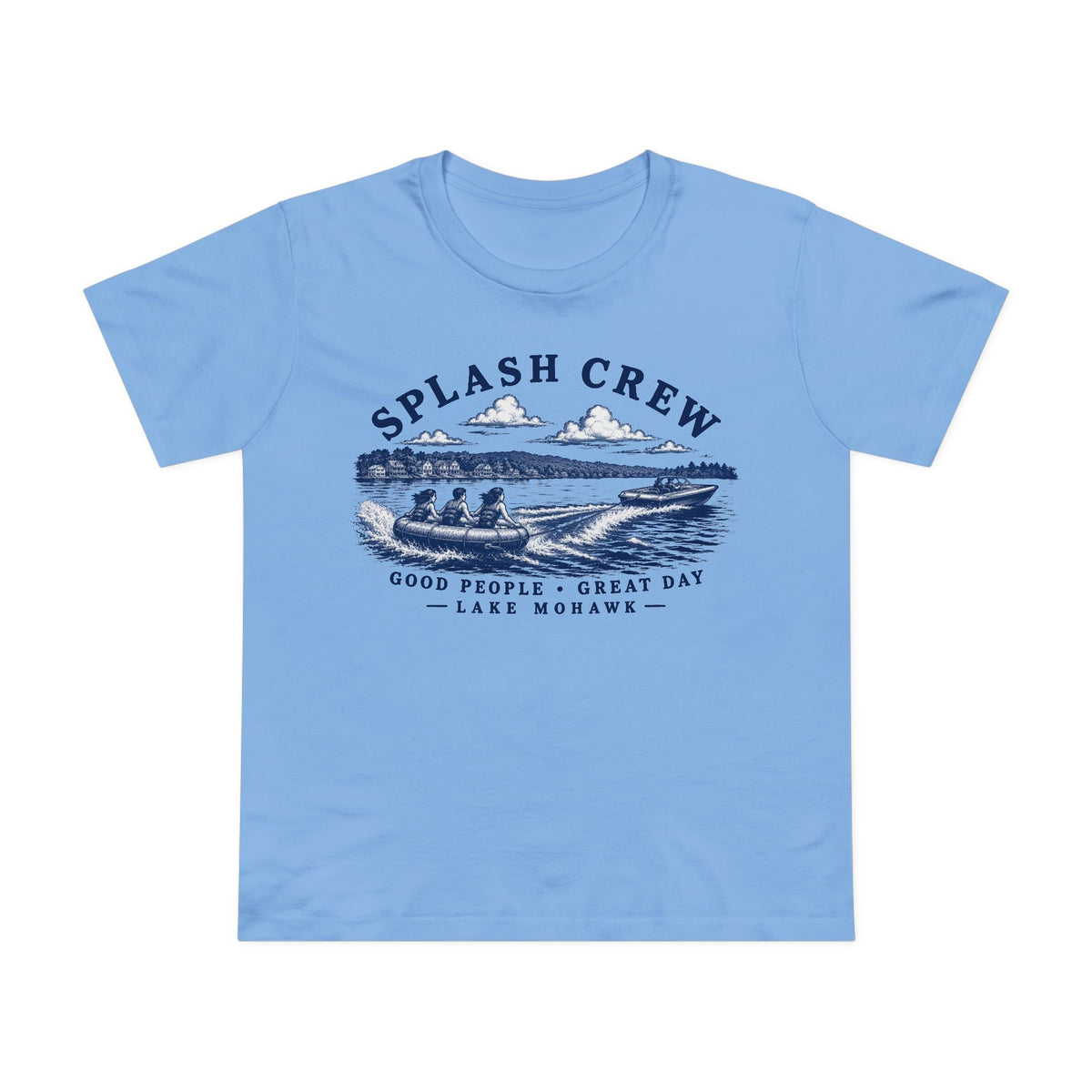 Splash Crew Lake T-Shirt - Shop Lake Mohawk - Carolina Blue / XS