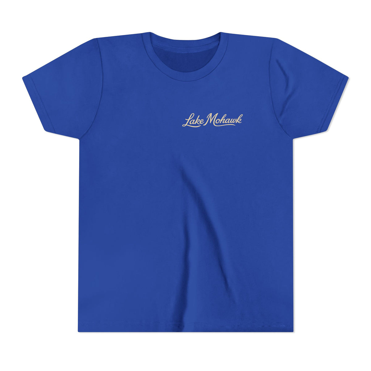 Youth T-Shirt “Lake Mohawk” Minimal Script - Shop Lake Mohawk - S / True Royal