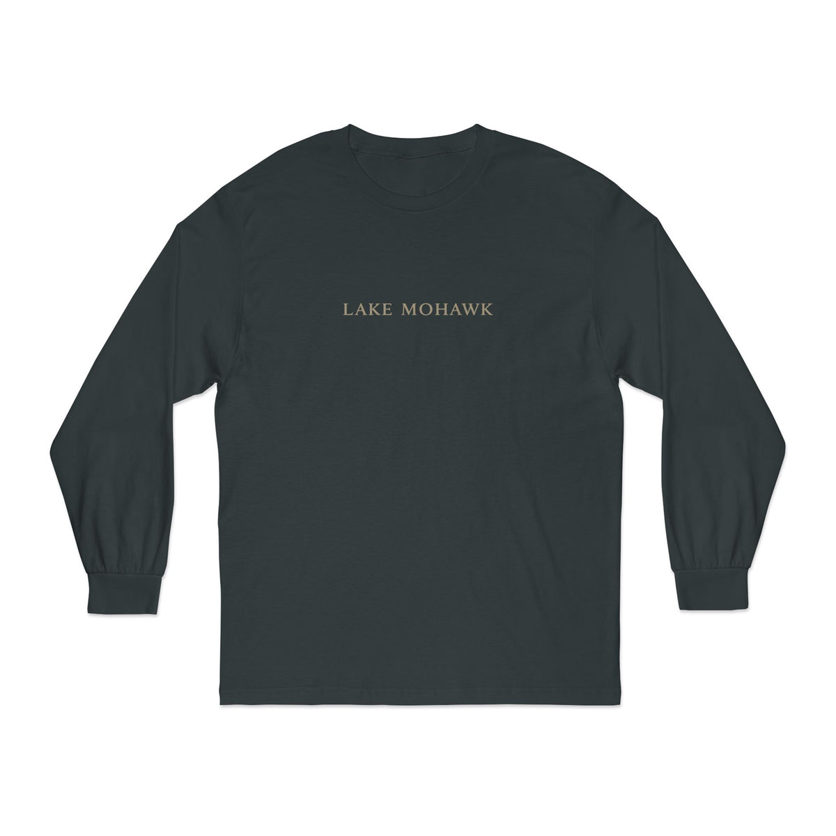 Lake Mohawk Minimalist Long Sleeve Tee - Shop Lake Mohawk - Navy / S