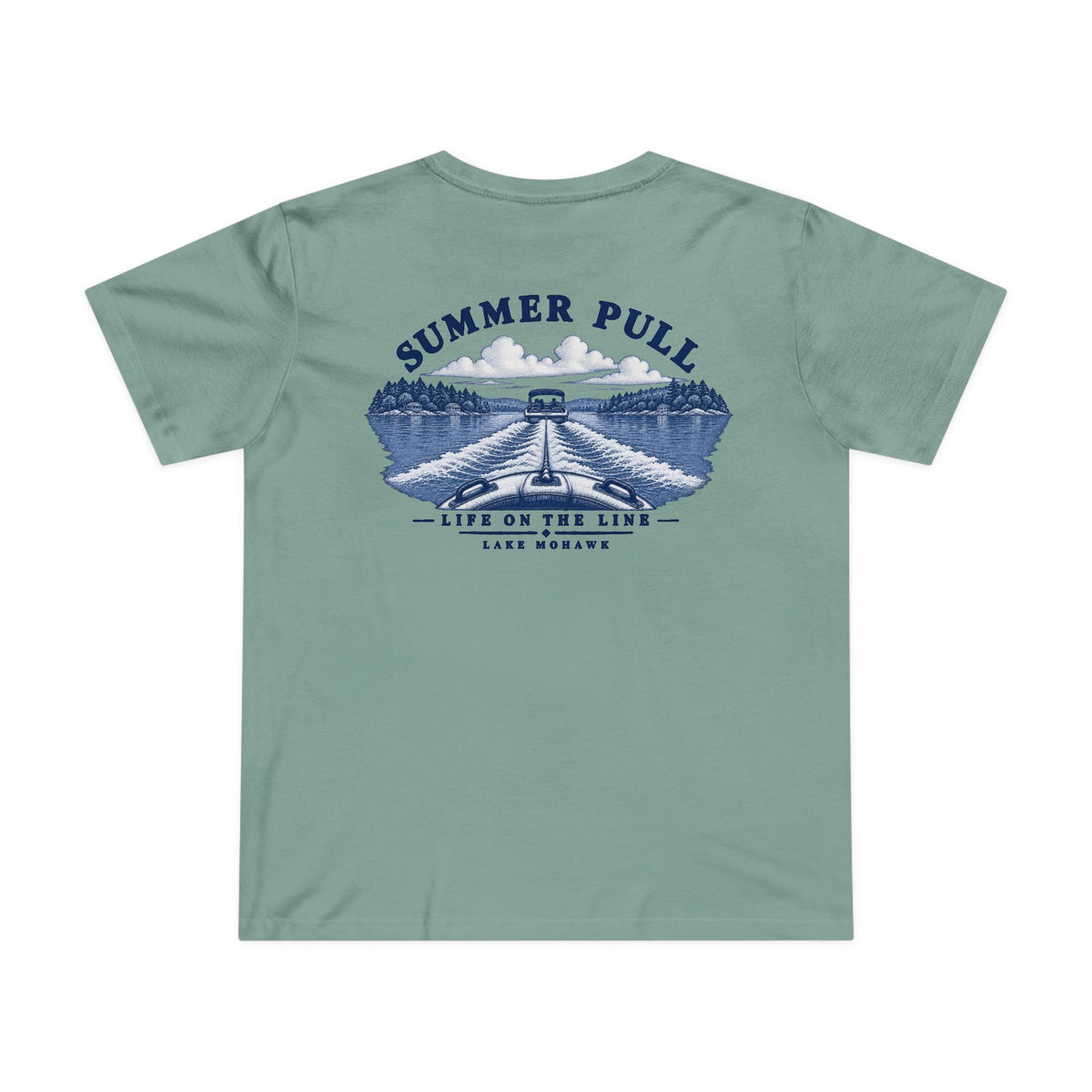 Summer Pull Women’s T-Shirt - Shop Lake Mohawk