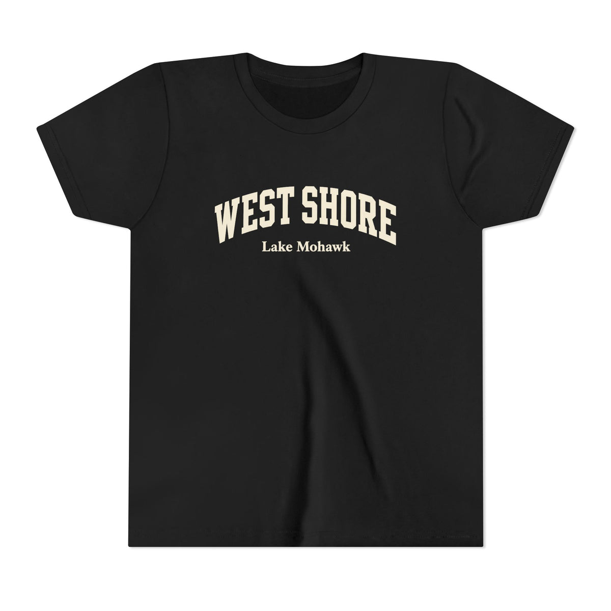 West Shore Youth T-Shirt - Shop Lake Mohawk - S / Black