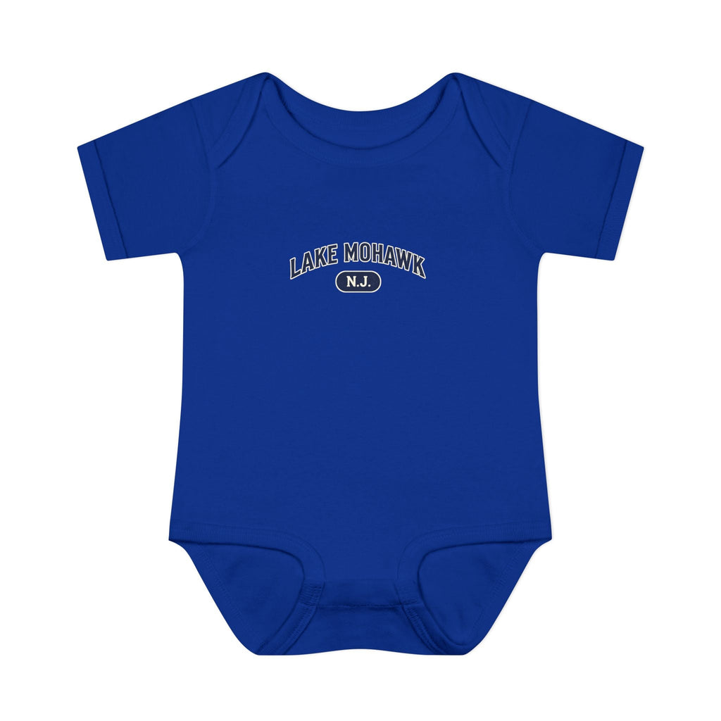 Lake Mohawk NJ Baby Bodysuit - Shop Lake Mohawk - NB (0-3M) / Royal