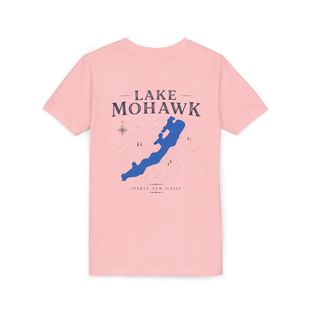 Lake Mohawk Lake Map Youth T-Shirt - Shop Lake Mohawk