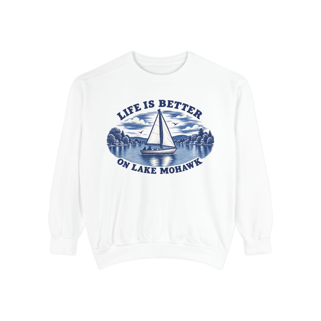 Lake Life Crewneck - Shop Lake Mohawk - White / S