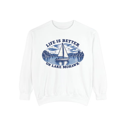 Lake Life Crewneck - Shop Lake Mohawk - White / S
