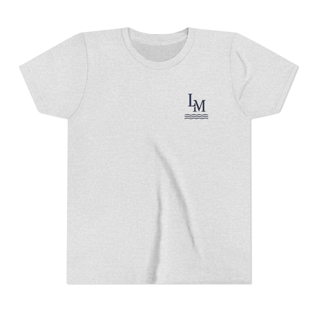 Lake Mohawk Scenic Boat Youth T-Shirt - Shop Lake Mohawk - S / Ash