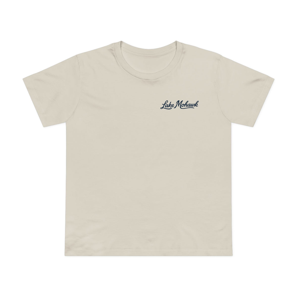 Lake Mohawk Script Women's Tee - Shop Lake Mohawk - Bone / XS