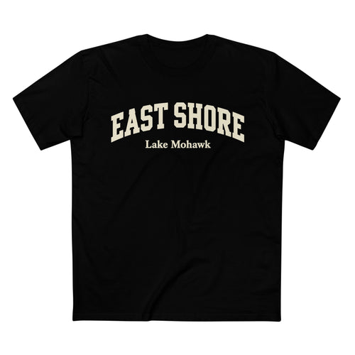 East Shore Collegiate Tee - Shop Lake Mohawk - S / Black
