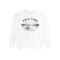 Solo Time Lake Crewneck — Kayaking Graphic Pullover - Shop Lake Mohawk - White / S