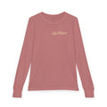 Lake Mohawk Script Chest Logo Youth Long Sleeve - Shop Lake Mohawk - Heather Mauve / S