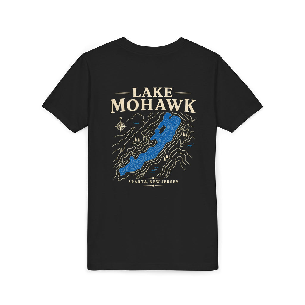 Lake Mohawk Lake Map Youth T-Shirt - Shop Lake Mohawk