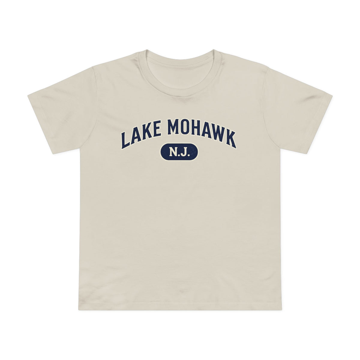 Lake Mohawk N.J. Women’s Tee - Shop Lake Mohawk - Bone / XS