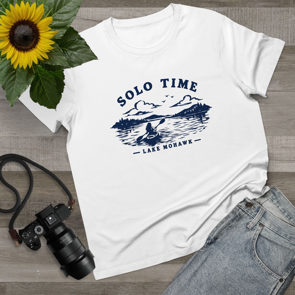 Solo Time Lake Tee — Women’s Kayaking Graphic T-Shirt - Shop Lake Mohawk