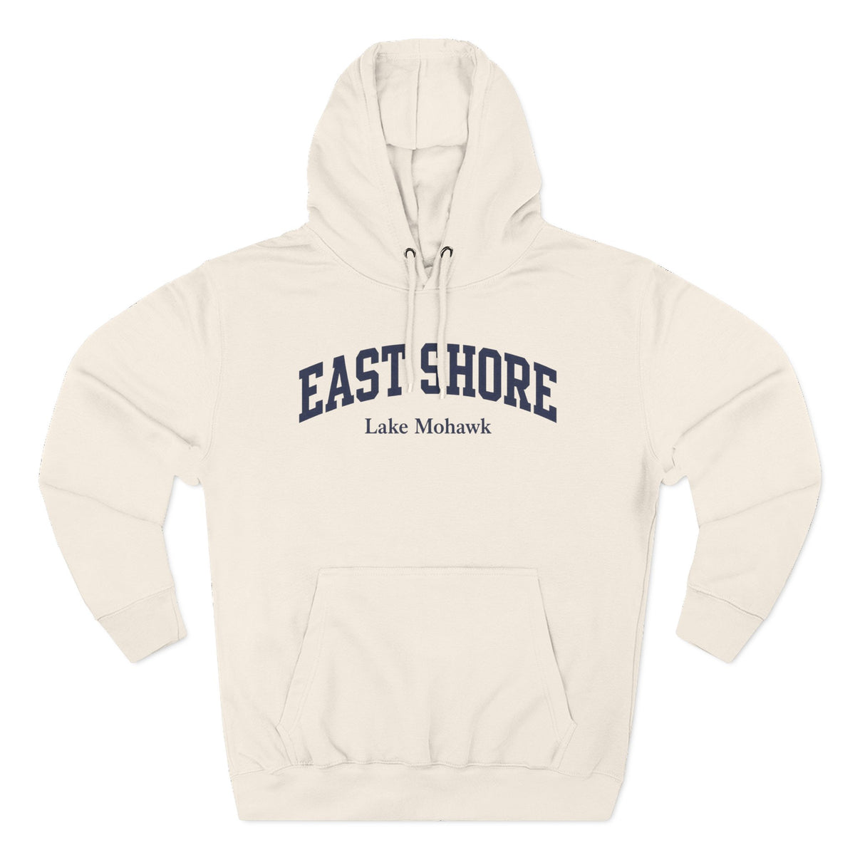 East Shore Collegiate Hoodie - Shop Lake Mohawk - S / Sandshell