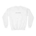 Lake Mohawk Minimal Text Youth Crewneck - Shop Lake Mohawk - White / XS
