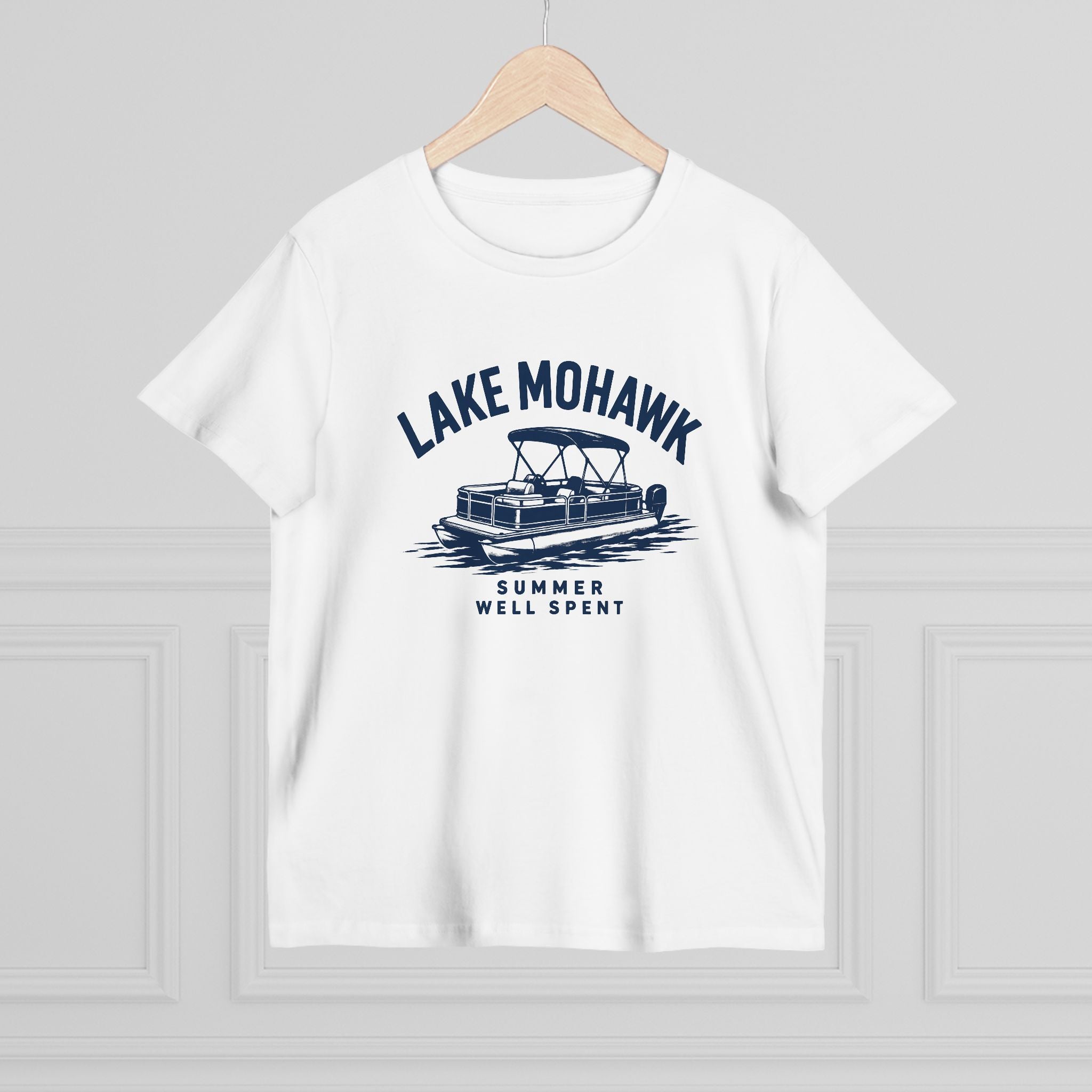 Lake Mohawk Pontoon Boat T-Shirt