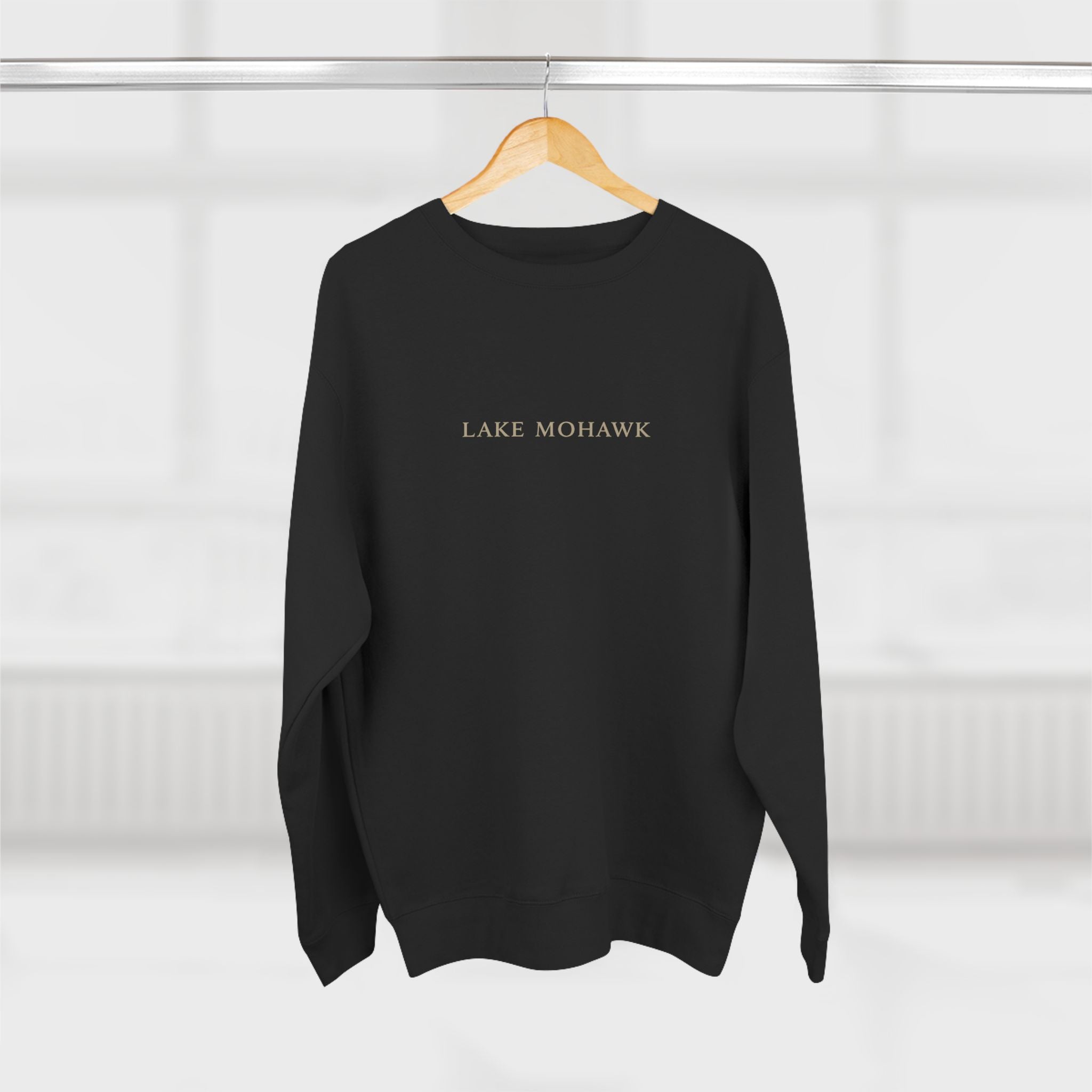 Lake Mohawk Minimal Text Crewneck