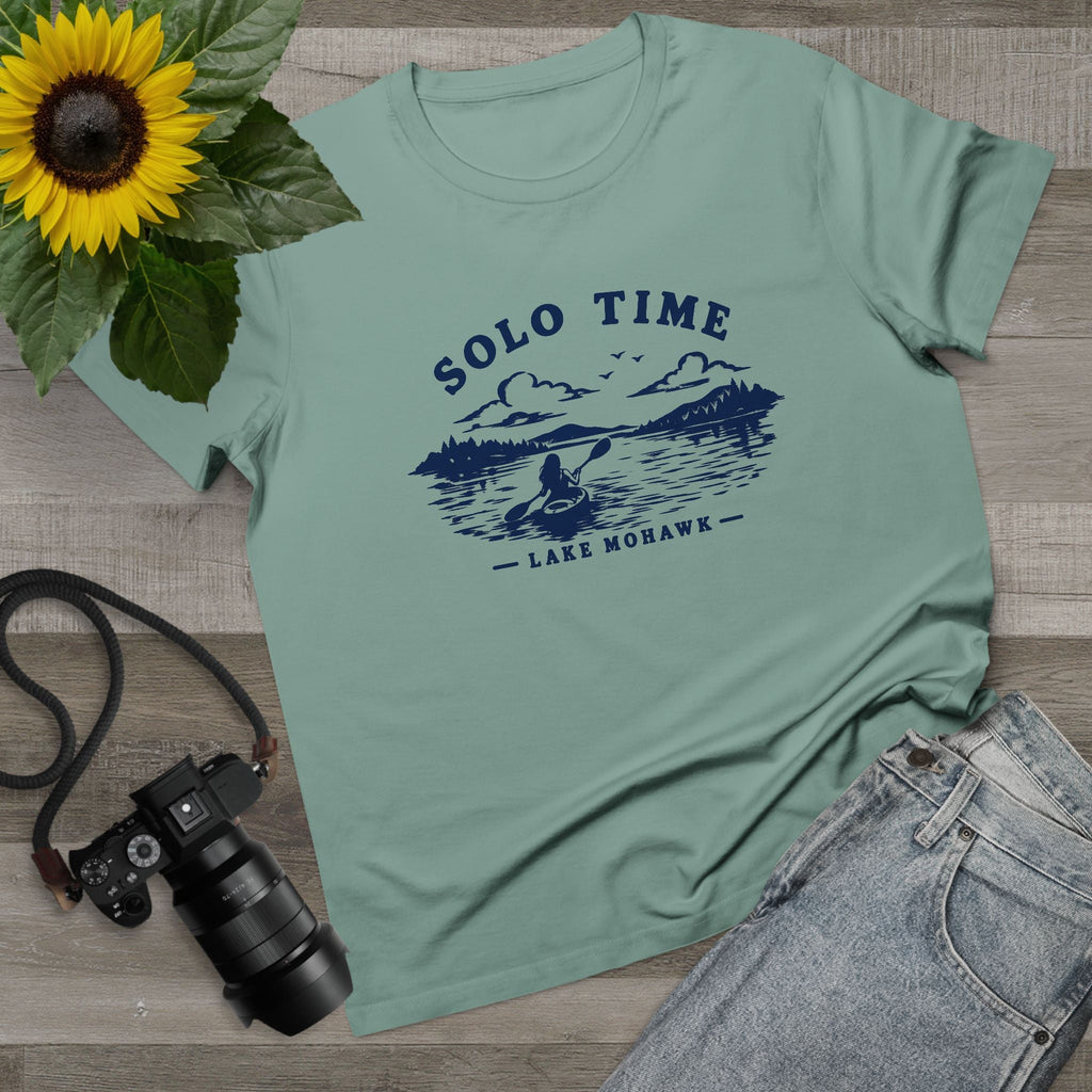 Solo Time Lake Tee — Women’s Kayaking Graphic T-Shirt - Shop Lake Mohawk