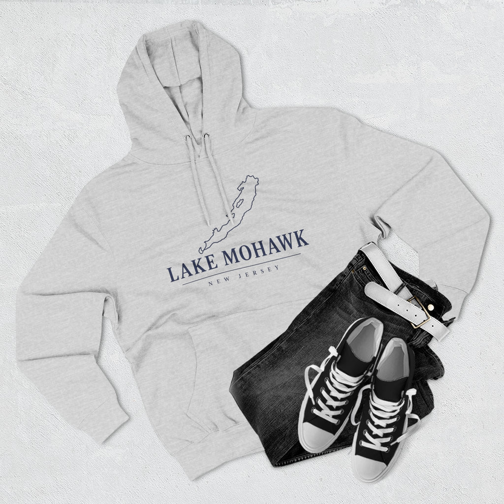 Lake Mohawk Map Hoodie