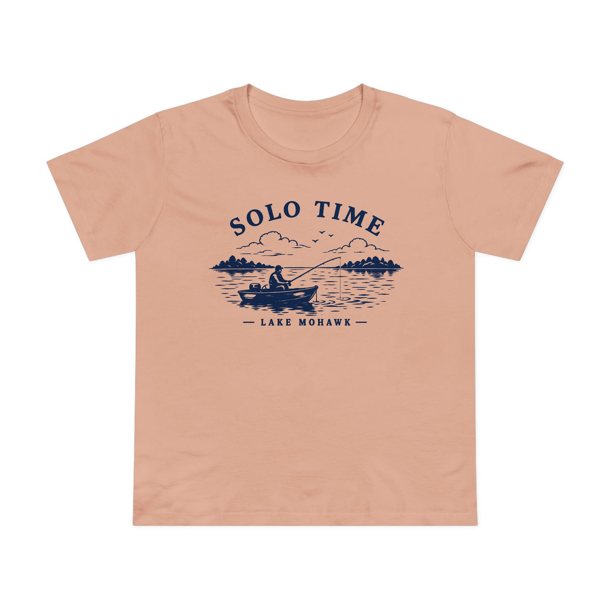 Solo Time Lake T-Shirt - Shop Lake Mohawk - Pale Pink / XS