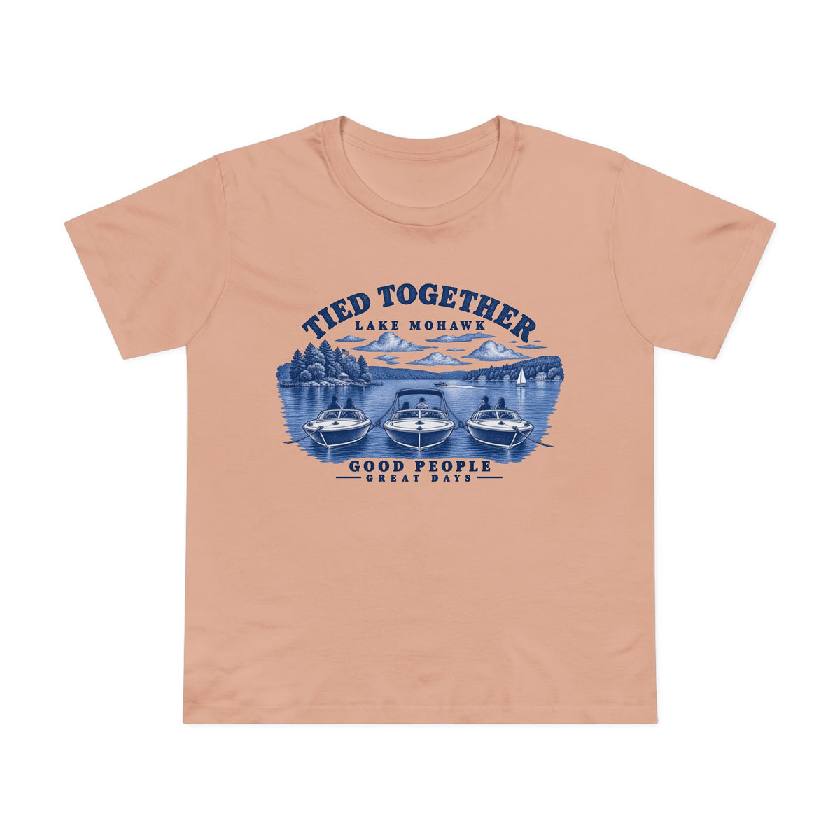 Tied Together T-Shirt - Shop Lake Mohawk - Pale Pink / XS