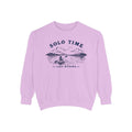 Solo Time Lake Crewneck — Kayaking Graphic Pullover - Shop Lake Mohawk - Orchid / S
