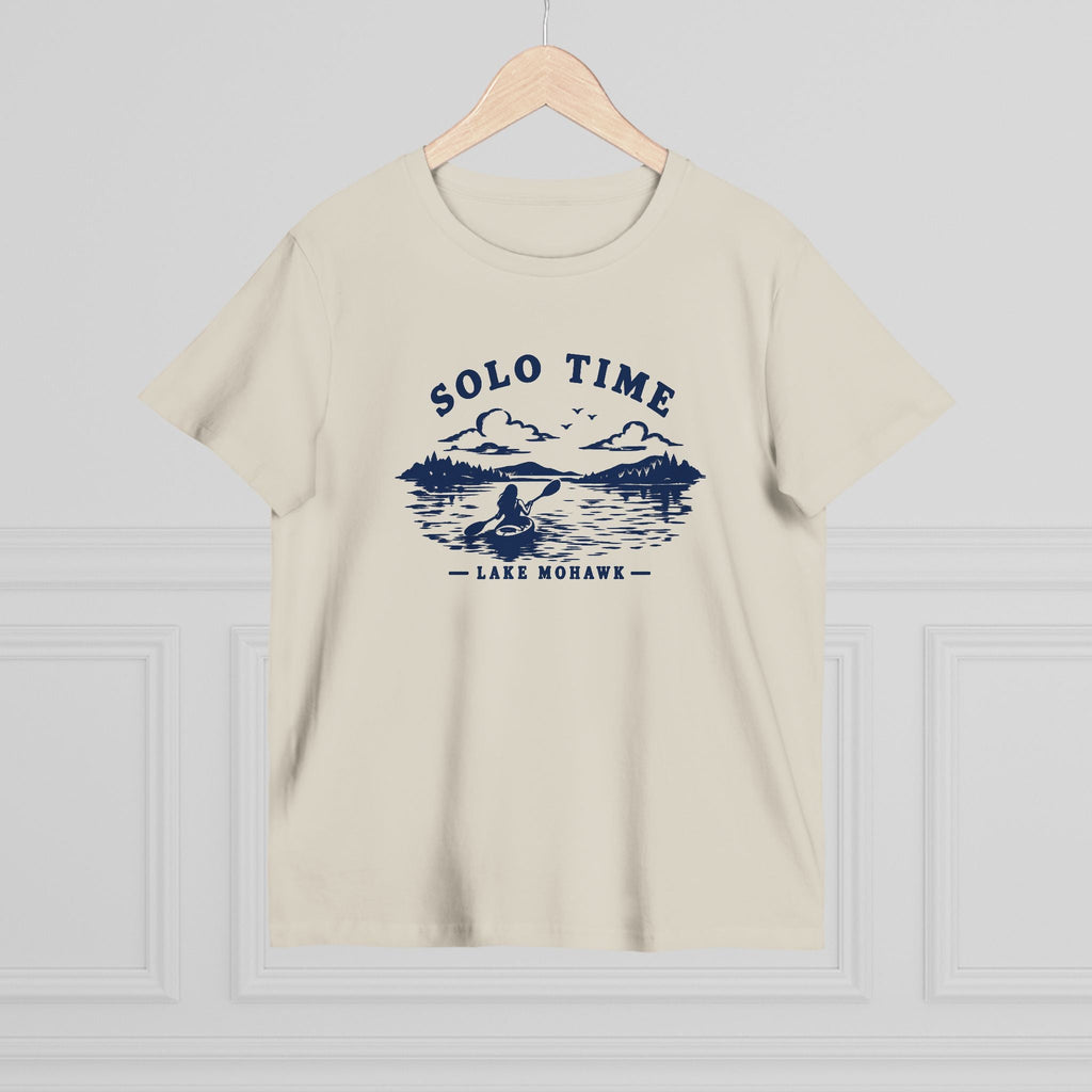 Solo Time Lake Tee — Women’s Kayaking Graphic T-Shirt - Shop Lake Mohawk