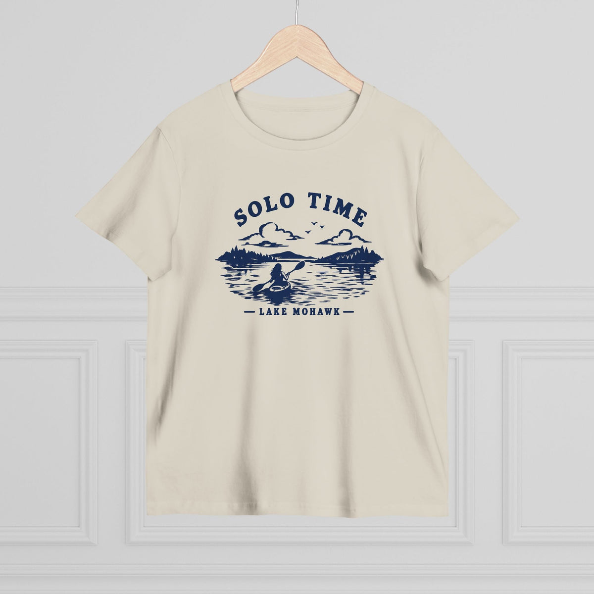 Solo Time Lake Tee — Women’s Kayaking Graphic T-Shirt - Shop Lake Mohawk