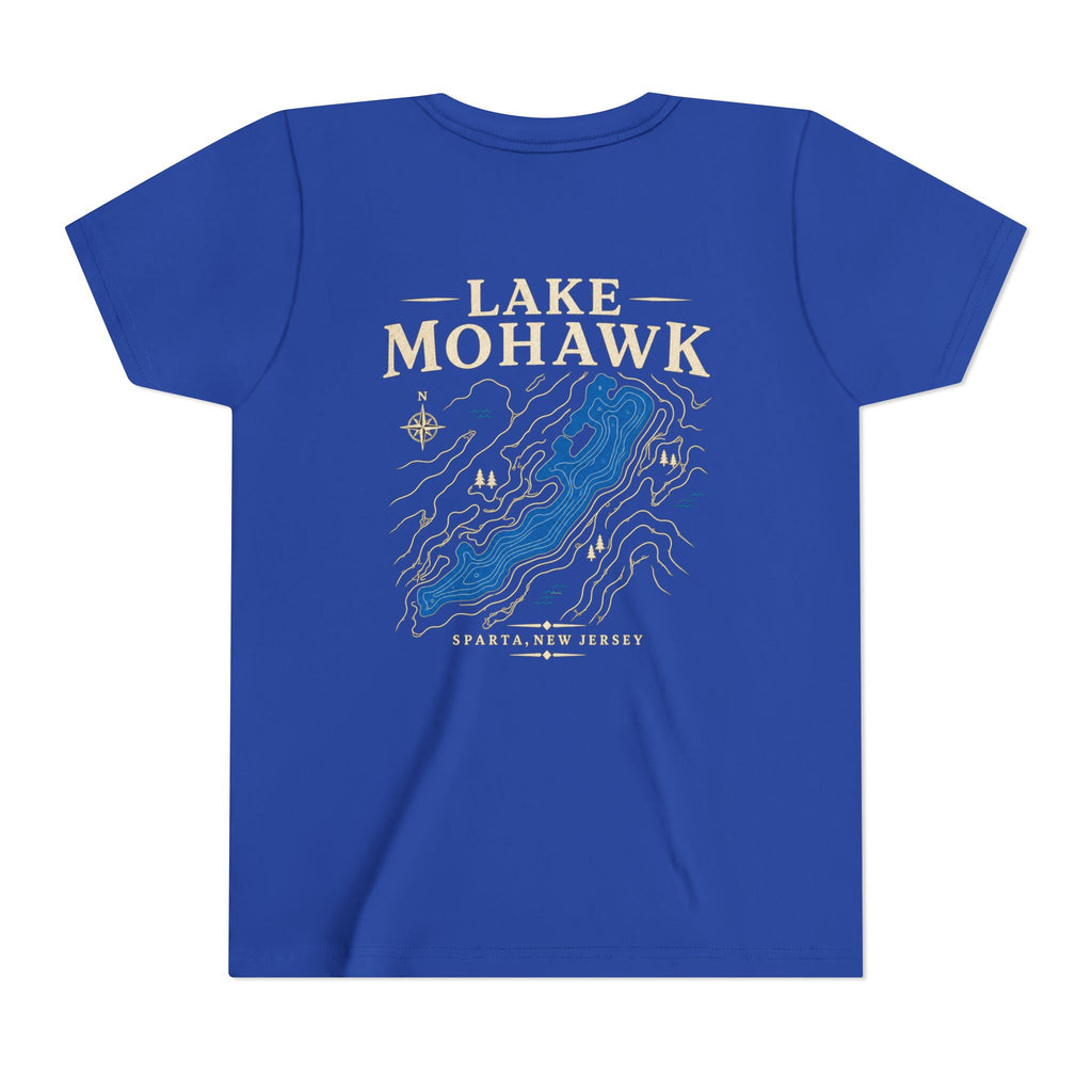 Lake Mohawk Lake Map Youth T-Shirt - Shop Lake Mohawk