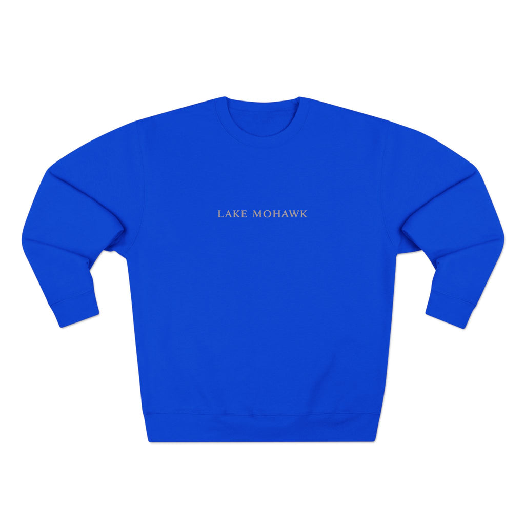 Lake Mohawk Minimal Text Crewneck