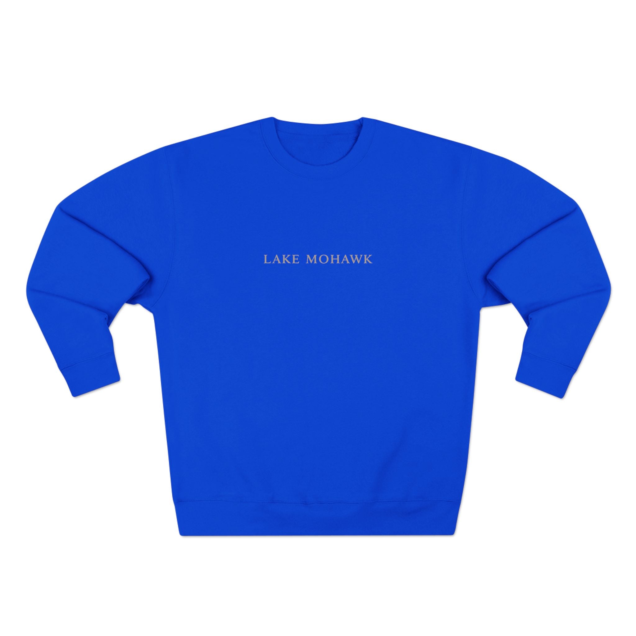 Lake Mohawk Minimal Text Crewneck