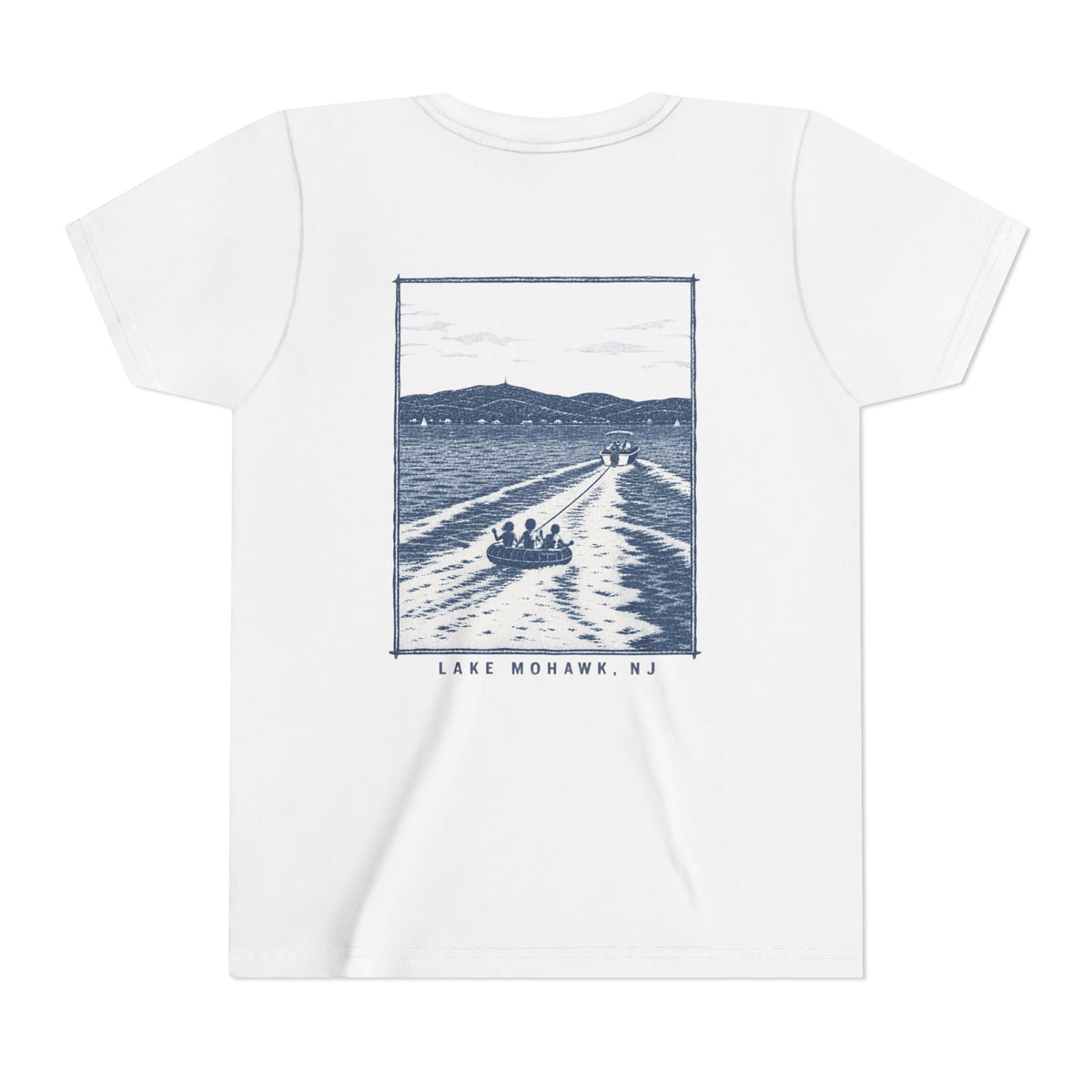 Lake Mohawk Scenic Boat Youth T-Shirt - Shop Lake Mohawk