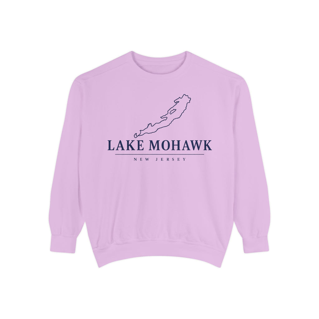 Lake Mohawk Lake Outline Crewneck - Shop Lake Mohawk - Orchid / S