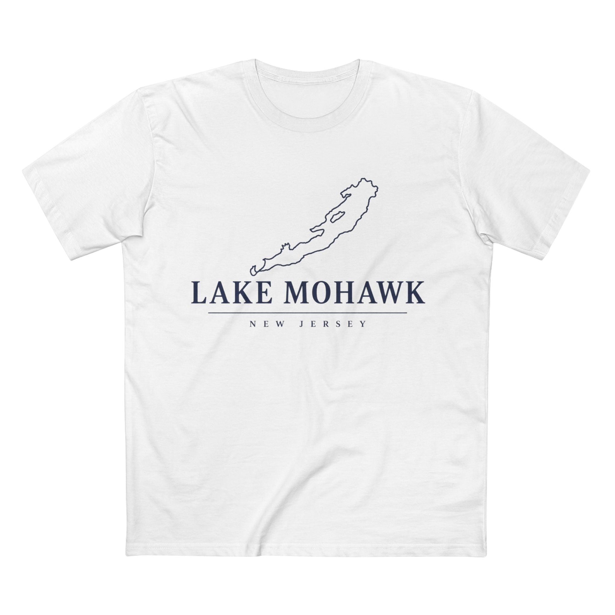 Lake Mohawk New Jersey Map Tee