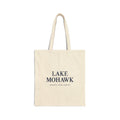 Lake Mohawk Canvas Tote Bag — Minimalist Cotton Grocery & Beach Shopper